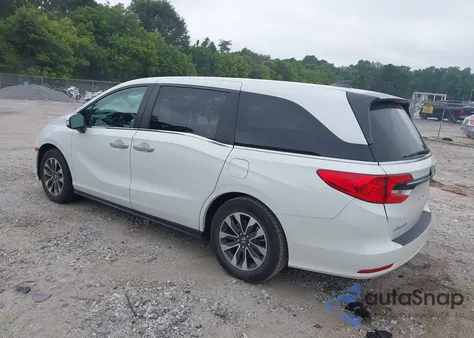 2022 Honda Odyssey Ex-L from USA, damaged, VIN 5FNRL6H79NB036538